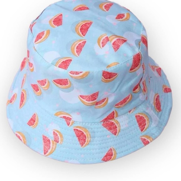 Grapefruit Theme Bucket Hat - Picture 2 of 3
